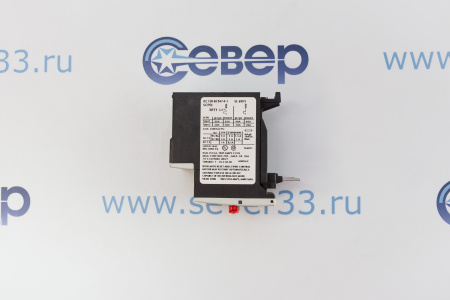 Реле перегрузки тепловое 3RU11, 3.5 - 5А, 3RU11161FB0 | Продажа, монтаж и обслуживание холодильного оборудования | Север33