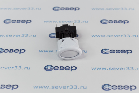 Кнопка подсветки "GEFEST", "DARINA" ПКН-507-113 овал (белая) | Продажа, монтаж и обслуживание холодильного оборудования | Север33