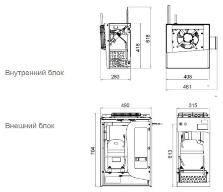 Сплит-система Polair Standard SM109S (-5...+10°C) | Продажа, монтаж и обслуживание холодильного оборудования | Север33