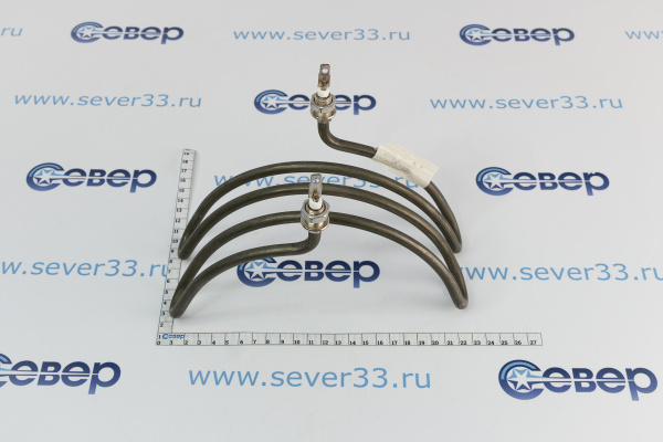 Тэн для шаурмы 2 зубца конт. по середине 1500 Вт нерж. В100 диам. 8 мм штуцер М14_3