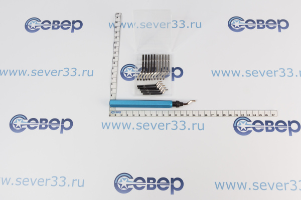 Риммер металлический (комплект с насадками 15шт)_2